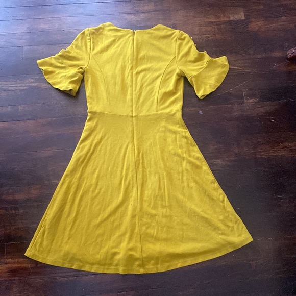 Boden Mustard Jersey Dress - Picture 6 of 8